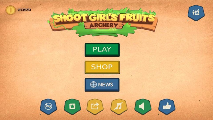 Shoot Girl's Fruits : Archery