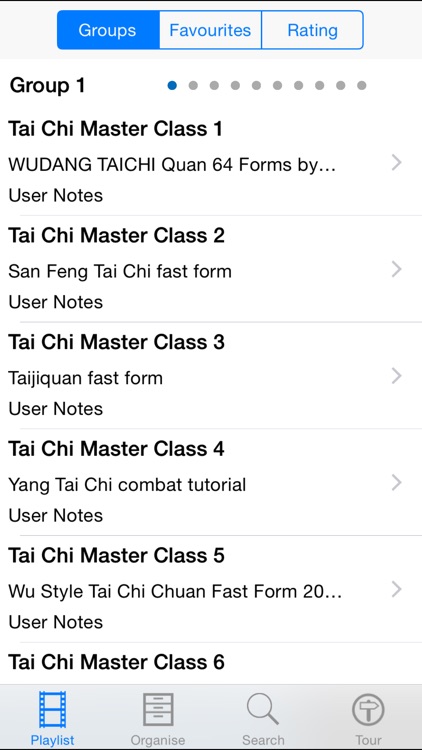 Tai Chi Master Class
