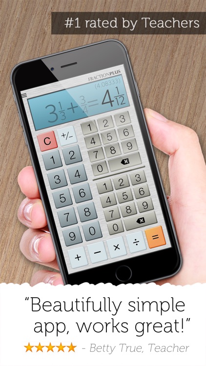 Fraction Calculator Plus - Get it right every time