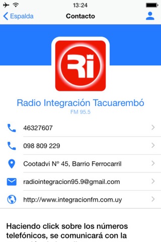 Radio Integración Tacuarembó screenshot 4
