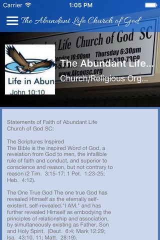 The Abundant Life Church of God SC screenshot 3