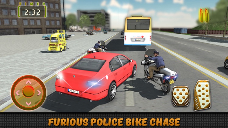 Police Motor Bike Chase - Real Cop City Drive screenshot-3