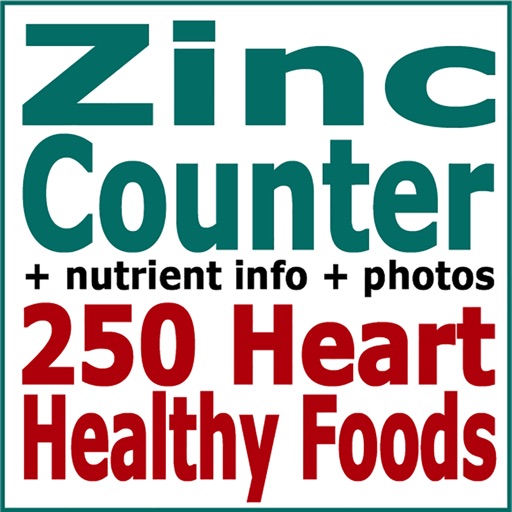 Zinc Counter and Tracker for Healthy Food Diets icon