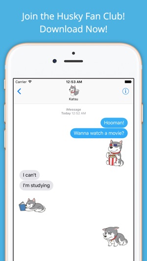 HuskyMoji - Siberian Husky Emoji(圖4)-速報App