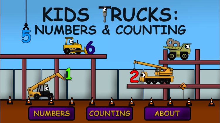 Kids Trucks: Numbers and Counting