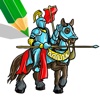Coloring Book Pages Knight Games For Kids