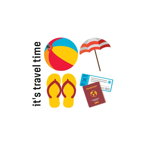 Travel Element Stickers - Plan your holiday icon