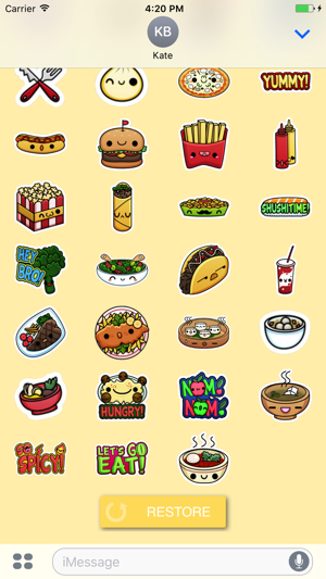 Nice Food Stickers(圖3)-速報App