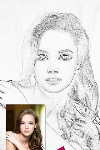 Beauty Sketch Drawing Camera screenshot 3