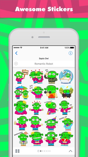 Romantic Robot stickers by Pendar(圖1)-速報App