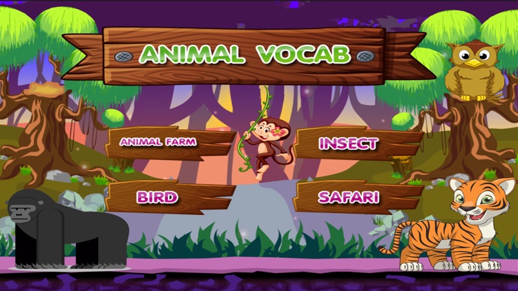 Learn Animal Vocabulary Phonic