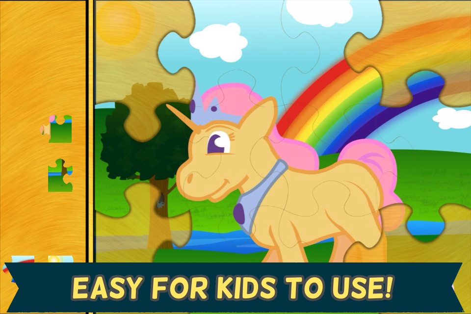 Pony Games for Girls: Little Horse Jigsaw Puzzles screenshot 2