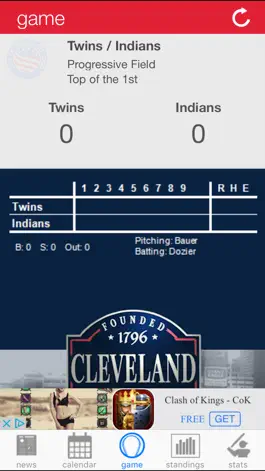 Game screenshot Cleveland Baseball Indians Edition apk