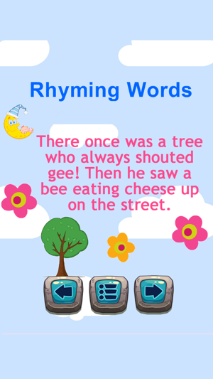 Practice Rhyming Story fun online app 閱讀