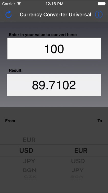Currency Converter Universal