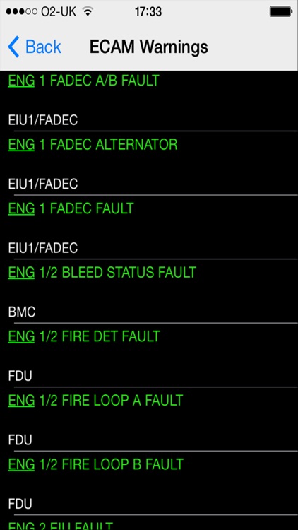 Airbus ECAM Resets+