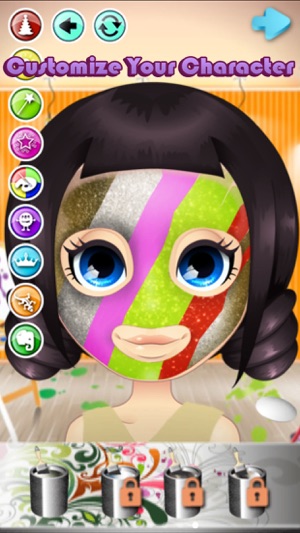 Finger Face Paint - Salon Game(圖2)-速報App