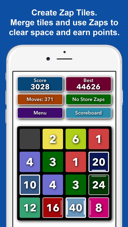 Zap Tiles - Inspired by 2048 & Threes