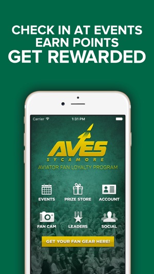 AveCave Sycamore Aviator Fan Loyalty Program(圖1)-速報App