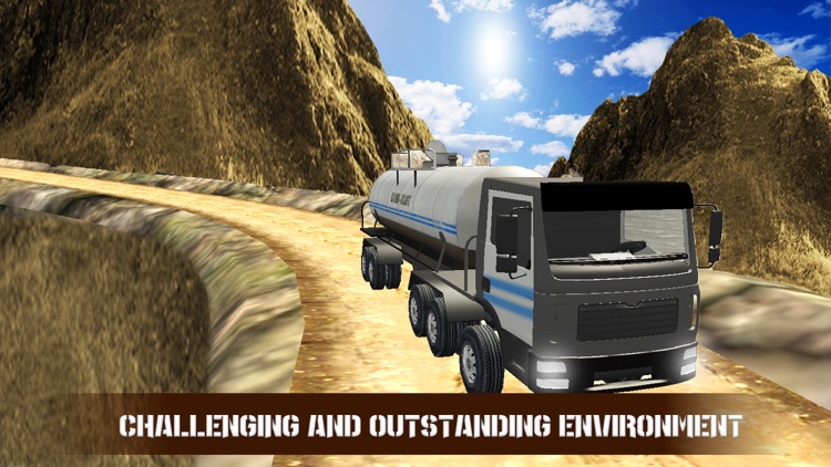 Offroad Oil Tanker Sim - Oil Supply Truck 2017 screenshot-4