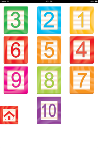spanish letters and numbers - náhled