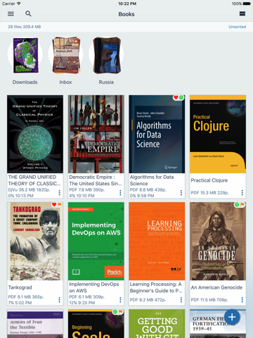BiLibre DjVu and PDF Reader - náhled