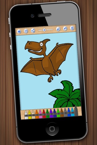 Dinosaurs to paint – magical coloring book - PRO screenshot 2