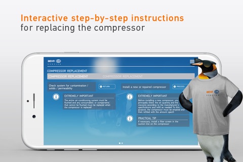 Compressor App BEHR HELLA SERVICE screenshot 3