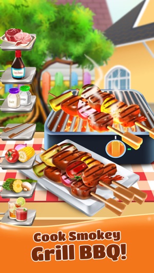 BBQ Cooking Food Maker Games(圖1)-速報App