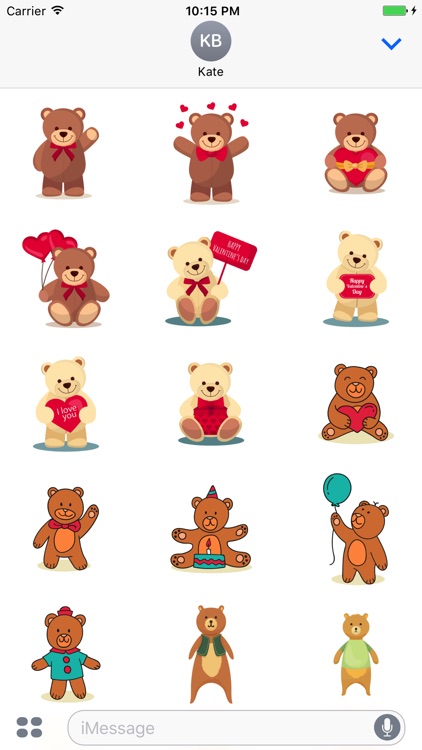 Teddy Bears Stickers for iMessage