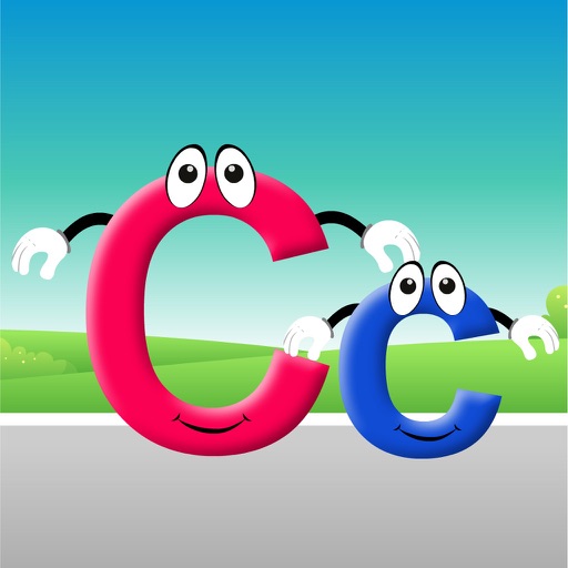 Roadway Course with Letter Cc icon