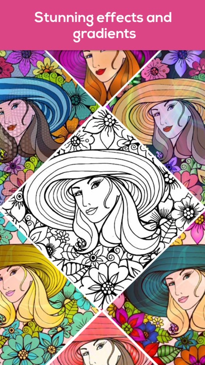 Coloring book for Adult iColor screenshot-3