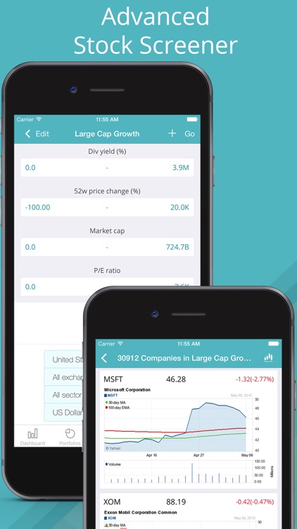 Stock Market: Portfolio Tracker & Screener