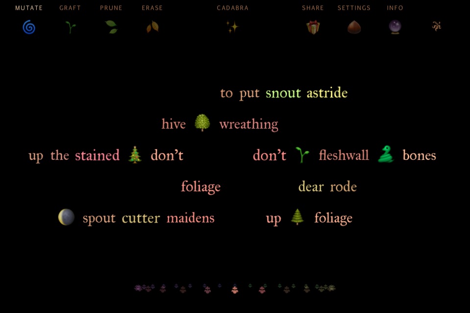 Abra: a living text screenshot 3
