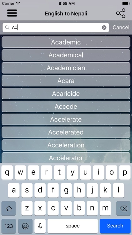 English To Nepali Dictionary and Translator