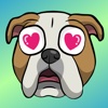 Bulldoggi Emojis - English Bulldog Emoji Stickers