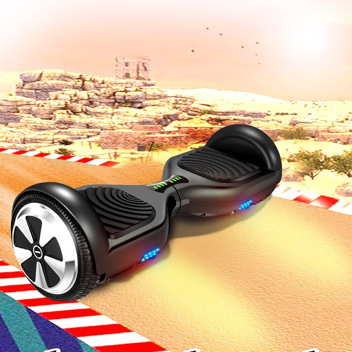 Hoverboard V/S Skateboard crazy Stunts race 3D icon