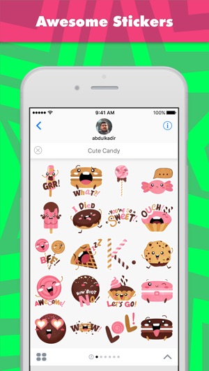 可愛的糖果贴纸，设计：abdulkadir(圖1)-速報App