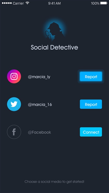 Social Detective - Get Reports for Social Networks