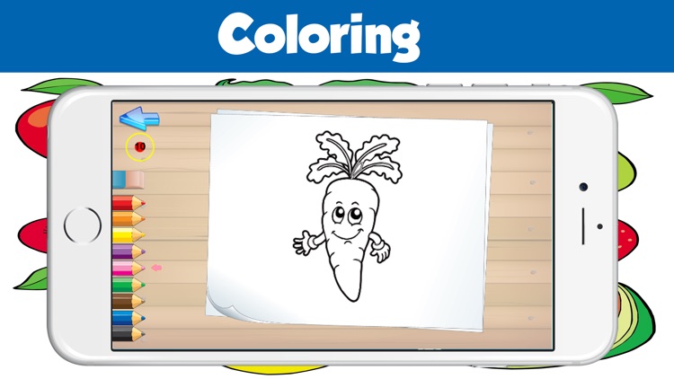 Kids Fruit Vegetable Name Practice Spelling Words screenshot-3