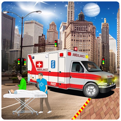 Ambulance Rescue Wagon : Simulator Drive 3D - Pro icon