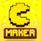 Create your own mazes with PAC-MAN Maker – use your finger to draw mazes, change the color of walls, add custom pixel art and place Ghosts and Power-Ups