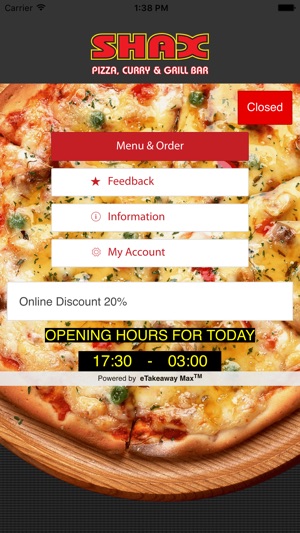 Shax Pizza Curry Grill Bar(圖1)-速報App