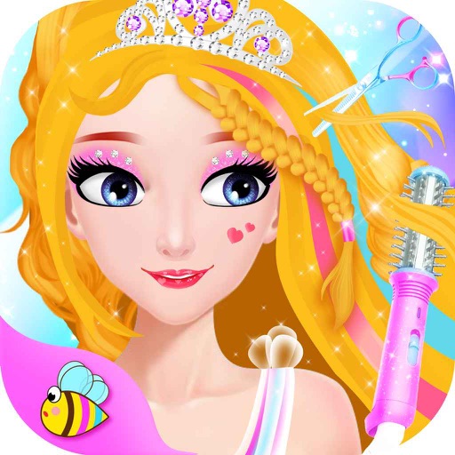 Princess Hair Salon - Girls Dream hairstyle Games by Free Game