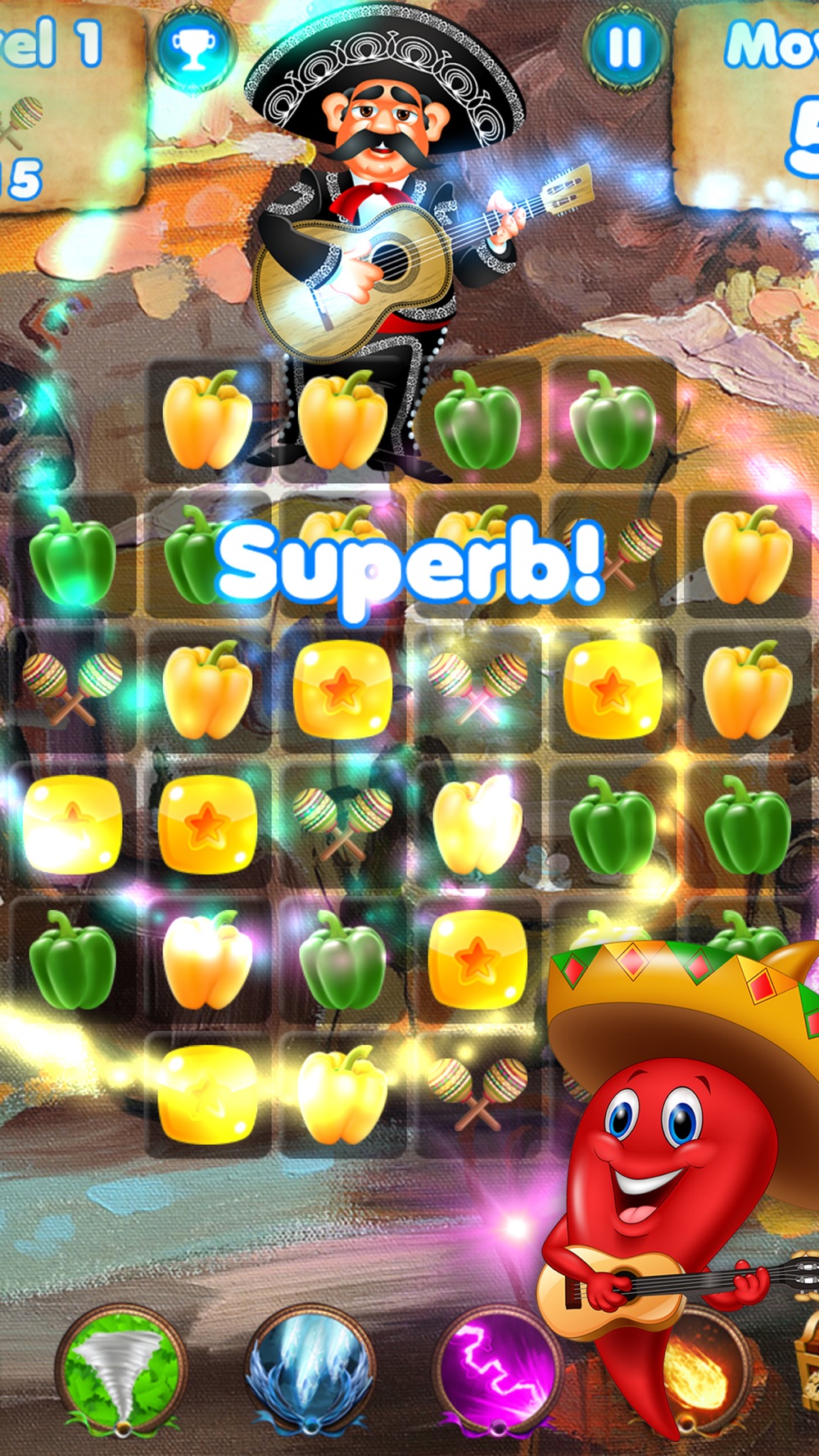 Salsa Swap – match spanish candy puzzle game Cheat Codes