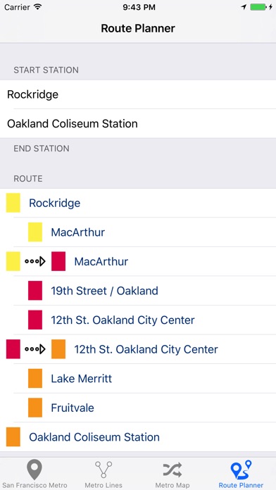 San Francisco Metro screenshot1