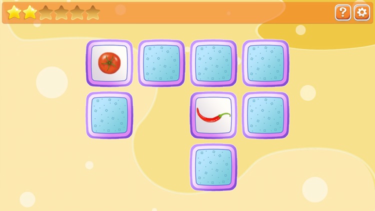 Memory for kids: fruit and vegetables screenshot-3