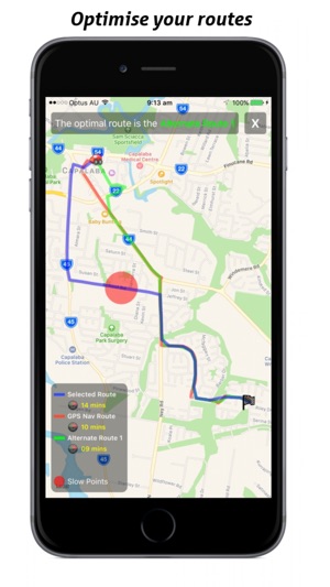 OptiRoute - Drive Trip Tracker Fuel & GPS Navigate(圖2)-速報App