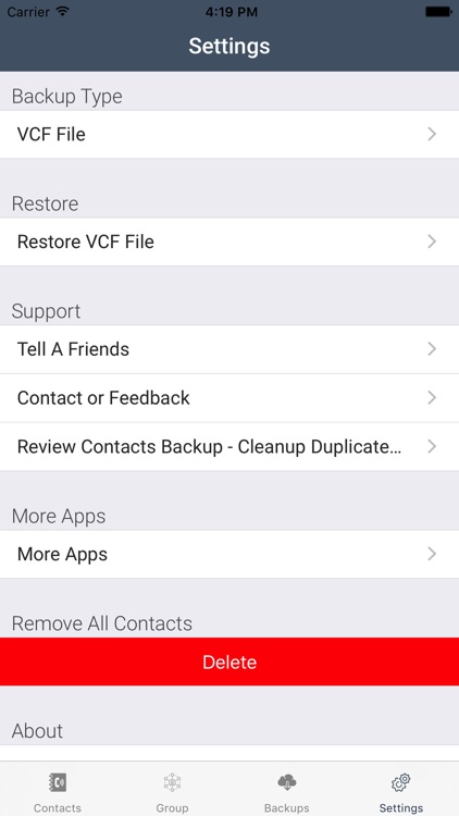 Contacts Backup - Cleanup Duplicate Contacts screenshot-4