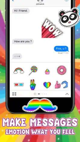 Game screenshot Everything is Rainbow Stickers for iMessage apk